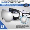 ZIONOR X PRO Ski Snowboard Snow Goggles Interchangeable Lens for Men Women Adult