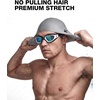 ZIONOR Swim Snorkel for Lap Swimming with Swim Cap, Snorkeling Gear for Adults, Swimming Training in Pool, Open Water(Pink + White Cap)